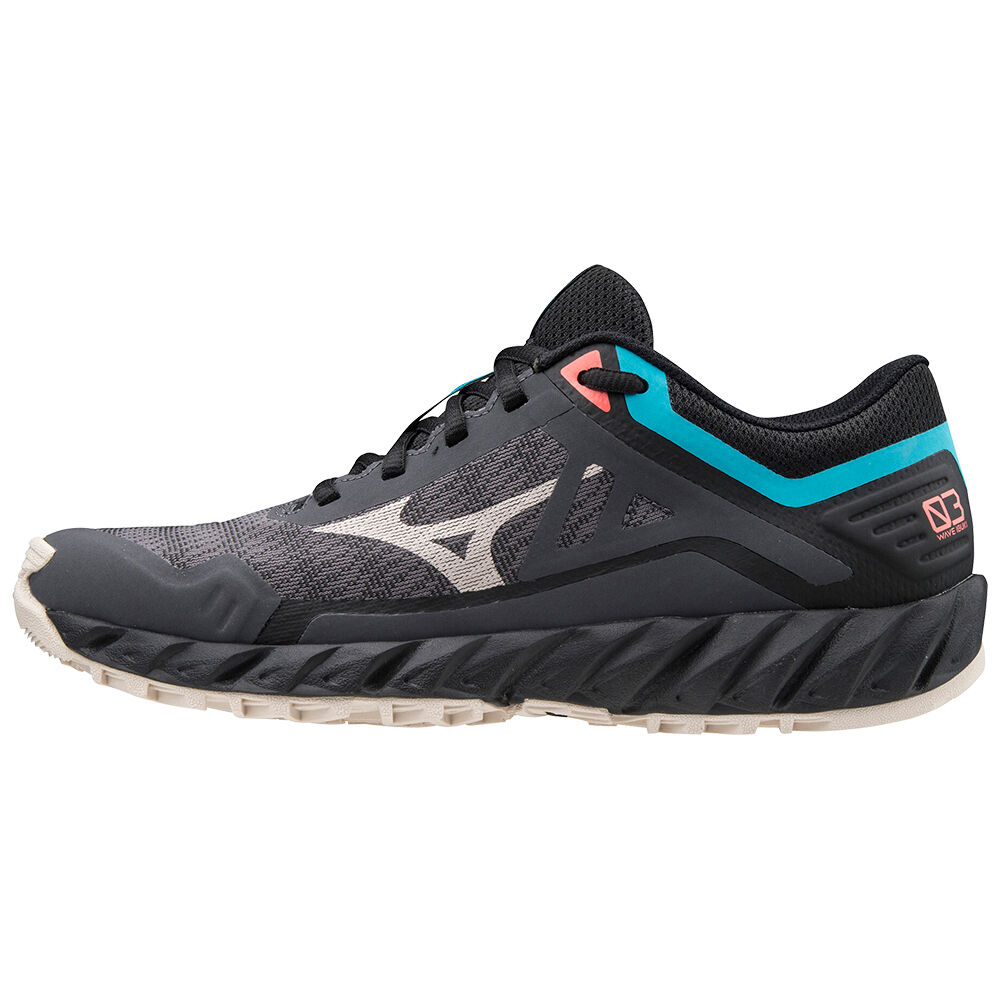 Scarpe Da Trail Running Mizuno Wave Ibuki 3 Donna - Nere/Grigie/Blu - 21485-ZSJR